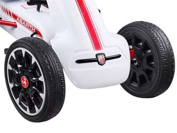 GOKART ABARTH с педалями Большие мягкие колеса PA0167