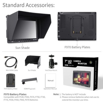 7-дюймовый монитор Feelworld FW759