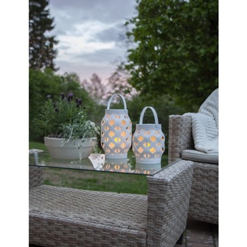 Уличный светодиодный садовый фонарь на батарейках.