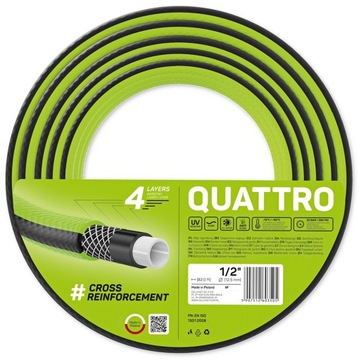 Wąż Ogrodowy QUATTRO 1/2 25 mb CELLFAST