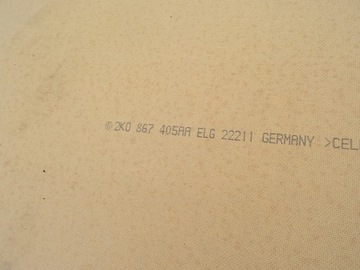 ОБИВКА БОКОВИН, СИСТЕМА ПАКЕТА ДВЕРЕЙ VW CADDY III 3 2K0 03-15 2K0867204D