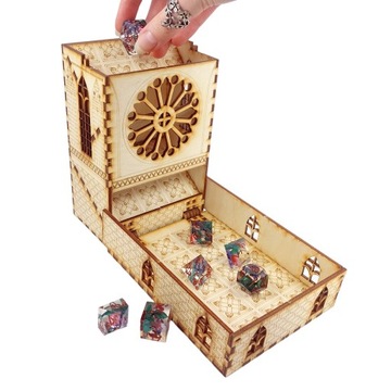 БАШНЯ ДЛЯ КОСТЕЙ НА НАВЯЗКАХ ДРАКУЛА ДЕРЕВЯННАЯ БАШНЯ ДЛЯ КОСТЕЙ 15 СМ