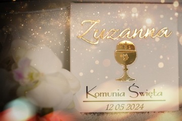 КОРОБКА ДЛЯ ПРИЧИНЕНИЯ - сувенир первого причастия.