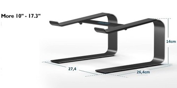 Прочная и устойчивая подставка для ноутбука 10–17 лет.