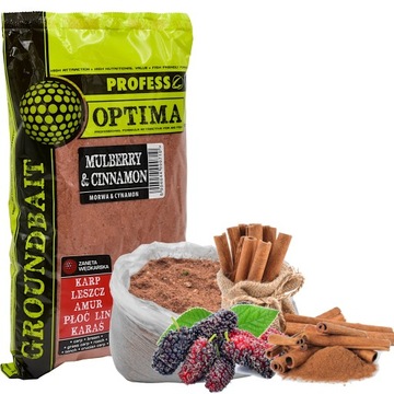 Zanęta Wędkarska PROFESS OPTIMA Morwa i Cynamon1kg