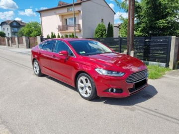 Ford Mondeo V Sedan 2.0 TDCi 150KM 2017 Ford Mondeo 2.0TDCI Titanium / Ruby red / Kamera /