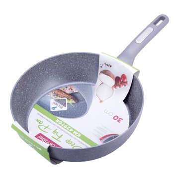 PATELNIA GRANITOWA GŁĘBOKA 30 CM WOK INDUKCJA GAZ