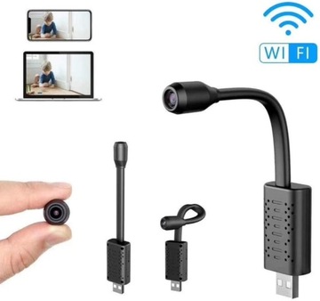 Мини-IP-камера Wi-Fi, гибкая на 360 градусов, камера наблюдения,
