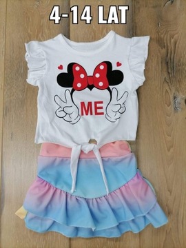 KOMPLET DZIEWCZĘCY 2CZ. Myszka Minnie 146-152