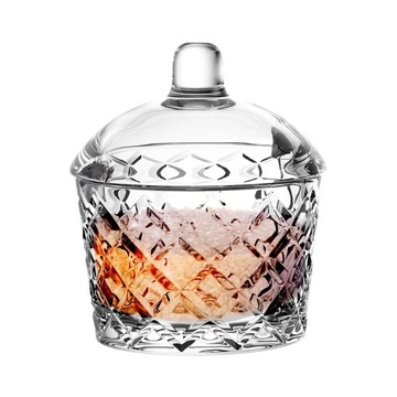 Сахарница стеклянная с крышкой, сахарница Altom Design Karo, 210 мл