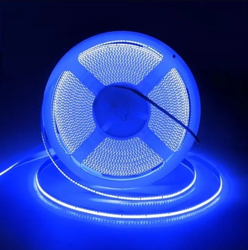TAŚMA LED COB 12V LINIA ŚWIATŁA 320 NIEBIESKA 1M.