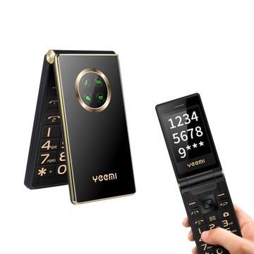 Телефон для пожилых людей, крышка с двумя SIM-картами, радио 2 ГБ, Kruger & Matz