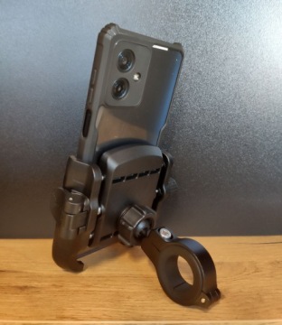 Держатель для телефона GPS Регулируемая ширина для руля мотоцикла / зеркала