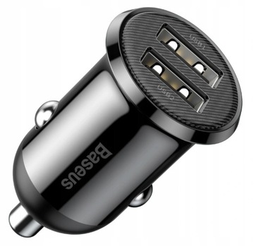 BASEUS Szybka ŁADOWARKA SAMOCHODOWA 2XUSB 4,8A