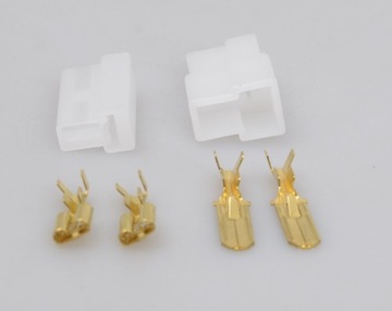 KONEKTOR ZŁĄCZE DWUKROTNE KOSTKA 2 PIN do LAMP LED