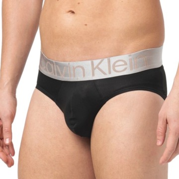 CALVIN KLEIN SLIPY MĘSKIE 3-PACK STEEL M