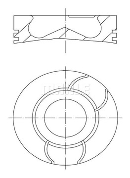 PÍST MOTORU 040 03 00 MAHLE