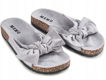 Замше с твердыми профилированными шлепанцами лука