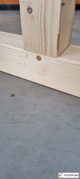 Деревянная садовая беседка 4 x 4 C24 KVH SI