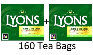 Lyons Gold Blend czarna herbata ekspresowa 160 torebekIE