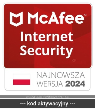 Antywirus McAfee Internet Security 1PC /1 Rok