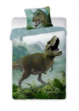 160x200 POŚCIEL DINOZAUR T-REX JURASSIC PARK 002