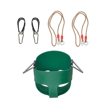 Wisząca huśtawka dla dzieci Huśtawka dla dzieci Outdoor zielona