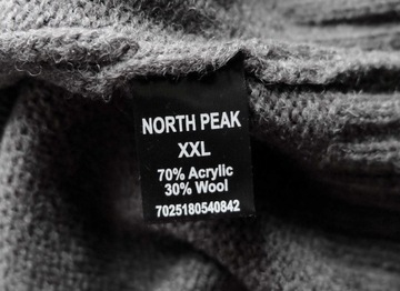 NORTHPEAK MAN шерстяной свитер снежинки idl XXL