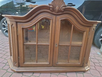 Шкаф-витрина, комод со сборками, стоячий, подвесной, антиквариат