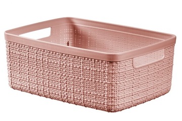 Curver, Koszyk JUTE S pudrowy róż