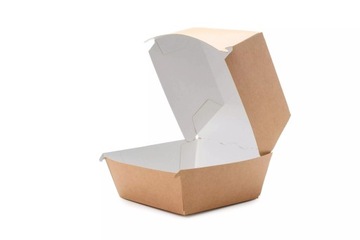 Pudełko opakowania na burgera 11,5x10,5x8cm 75szt