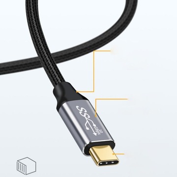 Удлинительный кабель USB C PD для быстрой зарядки 100 Вт, 5 А, 20 В, USB 3.1 Gen 2, длина 1,5 м
