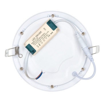 Встраиваемая круглая потолочная светодиодная панель 12 Вт CCD