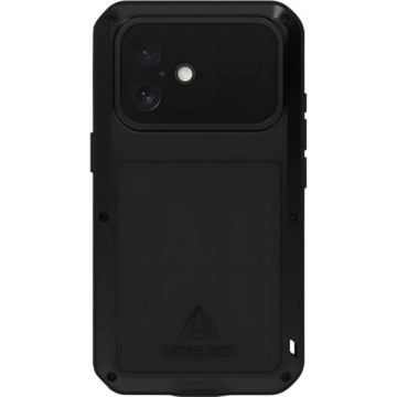 Pouzdro sklo pro iPhone 17, Love Mei, odolný obal , zadní kryt se sklem