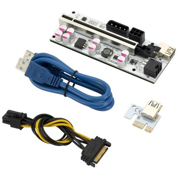 Zasilanie USB 3.0 -16A GPU Riser 1x 4x