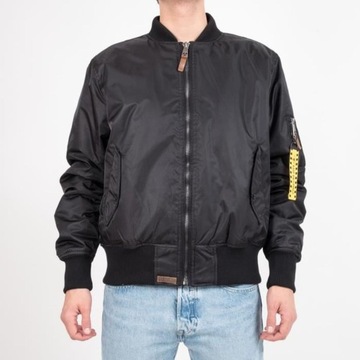 TOP GUN KURTKA CZARNA BOMBER (M)