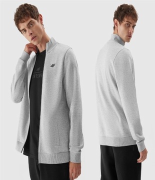 4F BLUZA MĘSKA DRESOWA SPORTOWA ROZPINANA