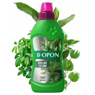 Nawóz odżywka do Roślin Zielonych Monstery Palmy w płynie 1L Biopon