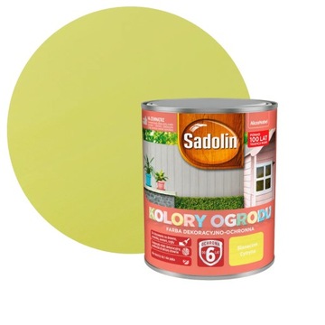 SADOLIN KOLORY OGRODU Słoneczna Cytryna 0,7L FARBA DEKORACYJNO OCHRONNA