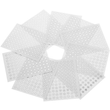 10 листов наклеек с пентаграммами. Студенческая награда.