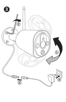 Уличная камера Tuya Smart WiFi + PIR IP66