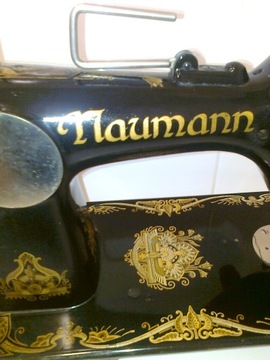 Старая швейная машинка Naumann S&N — антикварная — рабочая!