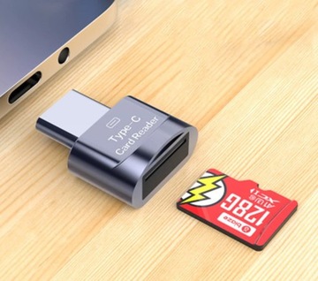 CZYTNIK KART USB TYPU C Micro SD TF OTG adapter RO