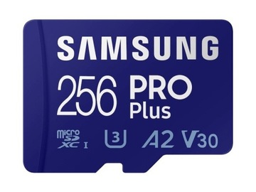 Samsung micro SD XC 256 ГБ PRO Plus + USB-ридер