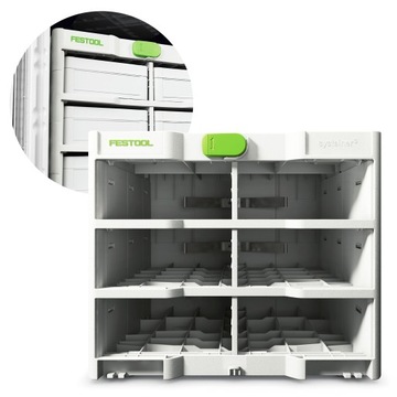 Подставка для систейнеров³ SYS3-RK/6 M 337-Set Festool 577816 + Систейнеры