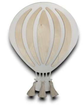 drewniana lampka nocna balon LED