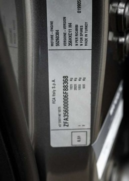 Fiat Tipo II Hatchback 1.6 MultiJet 120KM 2017 Fiat Tipo 1.6D 120Ps Automat Ledy Skora Kamera Navi 1Wl. Super stan Bezwyp, zdjęcie 38