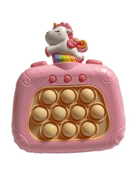 ЭЛЕКТРИЧЕСКАЯ АНТИСТРЕССОВАЯ АРКАДНАЯ ИГРА POP IT PUSH пузырь единорог