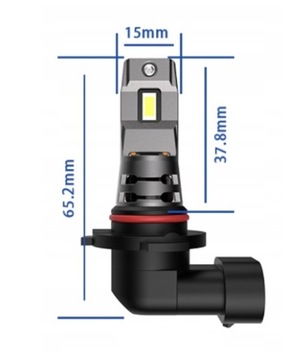 ŻARÓWKI LED I7S HIR2 9012 CSP LIGHT PRO FOG Ultra Mocne światło 400% IP68