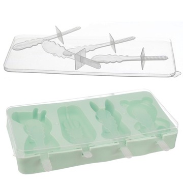 ФОРМЫ СИЛИКОНОВЫЕ МОЛ ДЛЯ ОТДЕЛОК МОРОЖЕНОГО, 4 ДИЗАЙНА